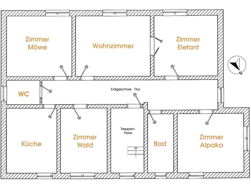 Grundriss Erdgeschoss