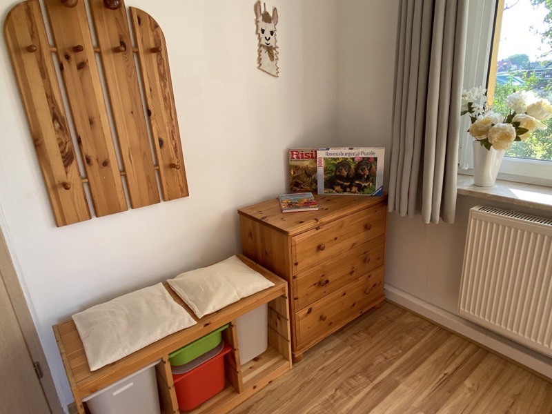 Alpaka-Zimmer Spielecke